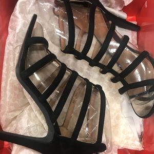 Coach Lavinia Kid Suede Heels